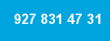 927 831 47 31